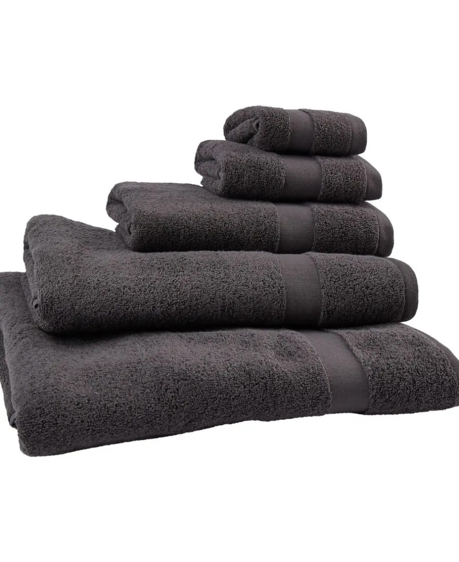 Håndklæder<Magasin du Nord Collection New frotté concrete håndklæde Mørkegrå