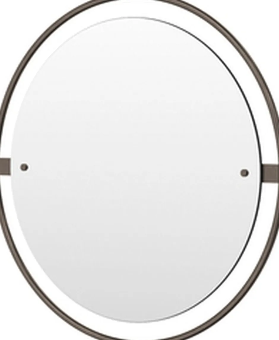 Spejle<Audo Copenhagen Nimbus, Mirror Ø60, Bronzed Brass