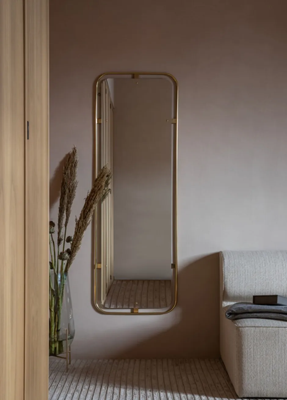 Spejle<Audo Copenhagen Nimbus, Mirror, Rectangular, Polish