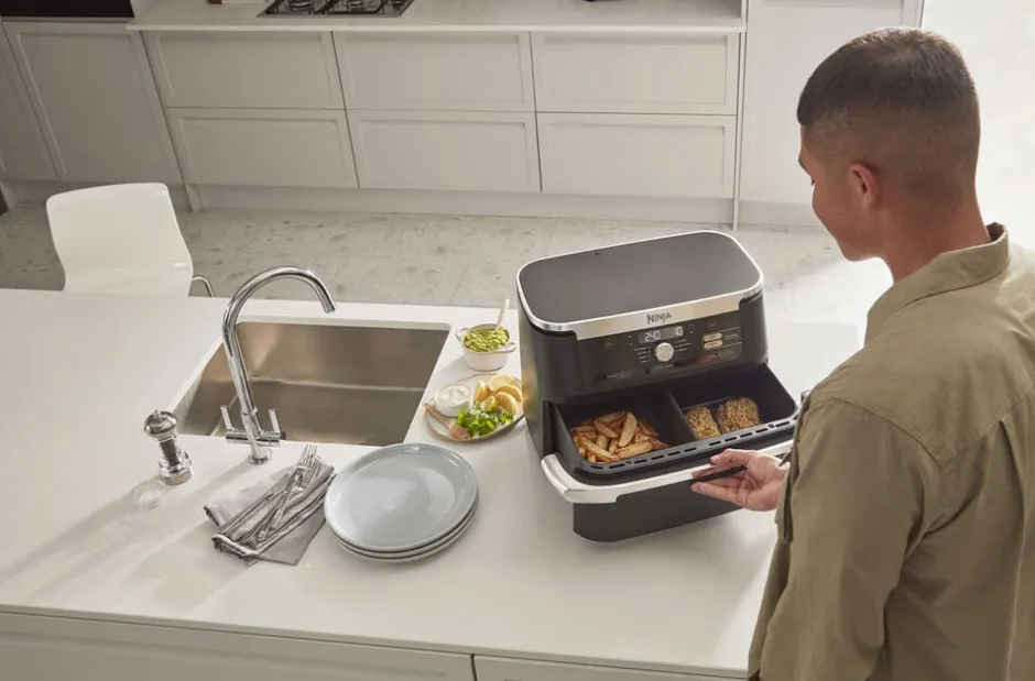 Køkkenmaskiner<Ninja Foodi AF500EU Flexdrawer Air Fryer 10,4L