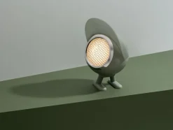 Bordlamper|Trådløse Lamper<Mr. Wattson Norbitt, LED lamp, Rechargeable, In/Outdoor, Herby green