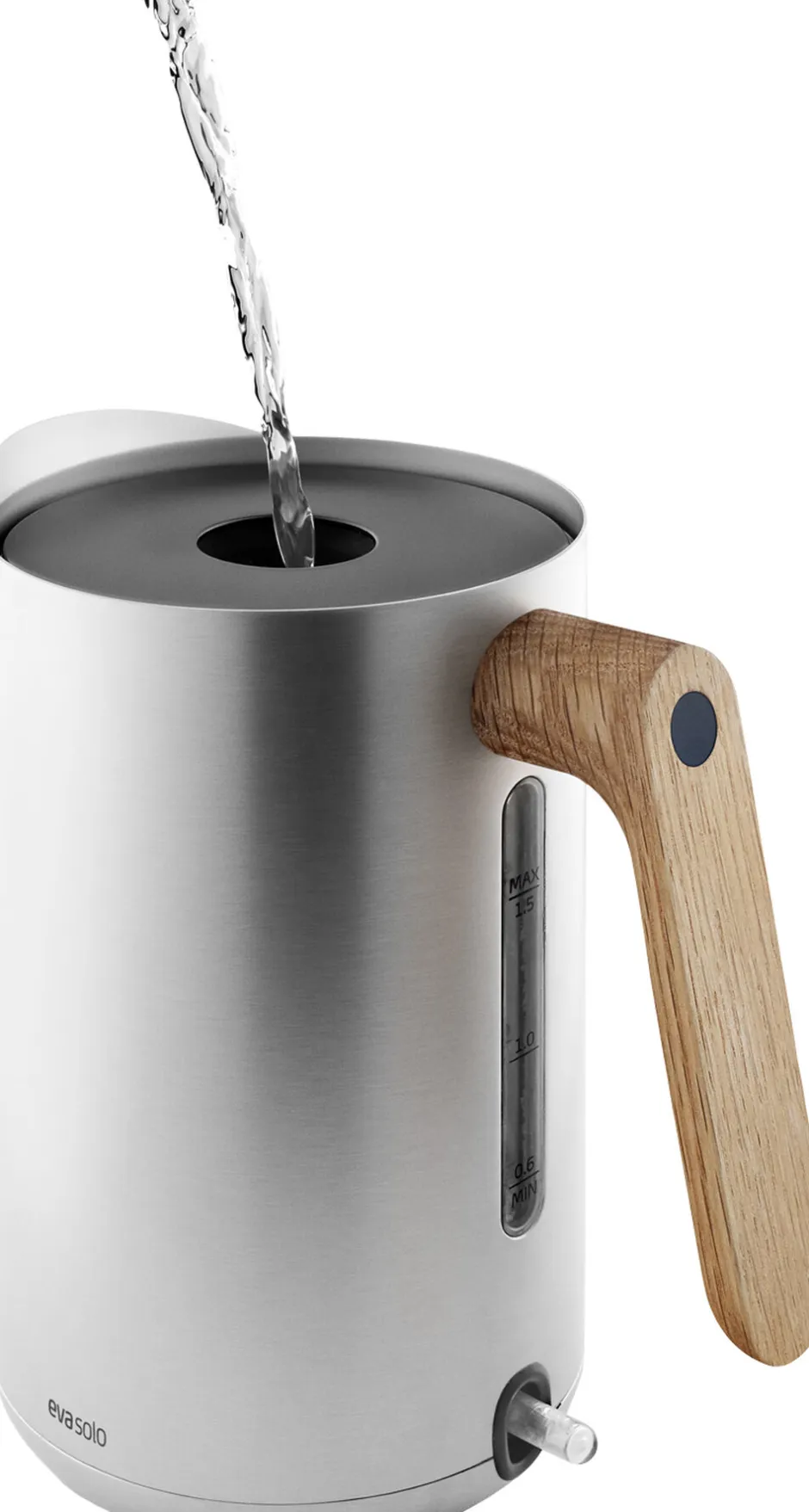 Køkkenmaskiner<Eva Solo Nordic Kitchen Elkedel, 1,5L Silver