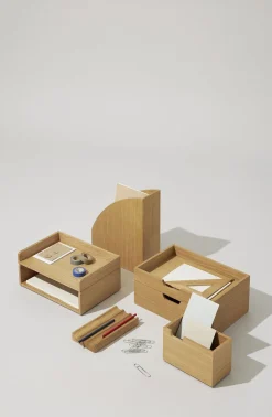 Kontorartikler<Hübsch Note Storage Box Natural set of 2