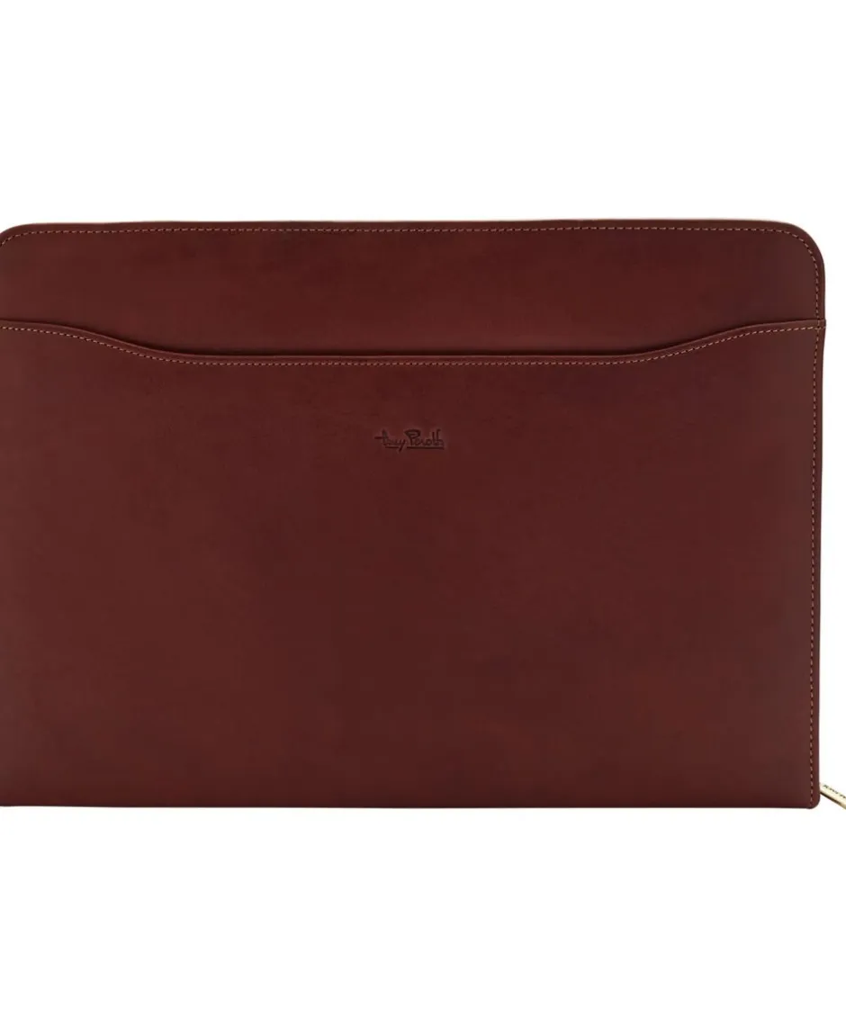 Kontorartikler<Tony Perotti Notepad A4 M Zip V2. 0 D.brown