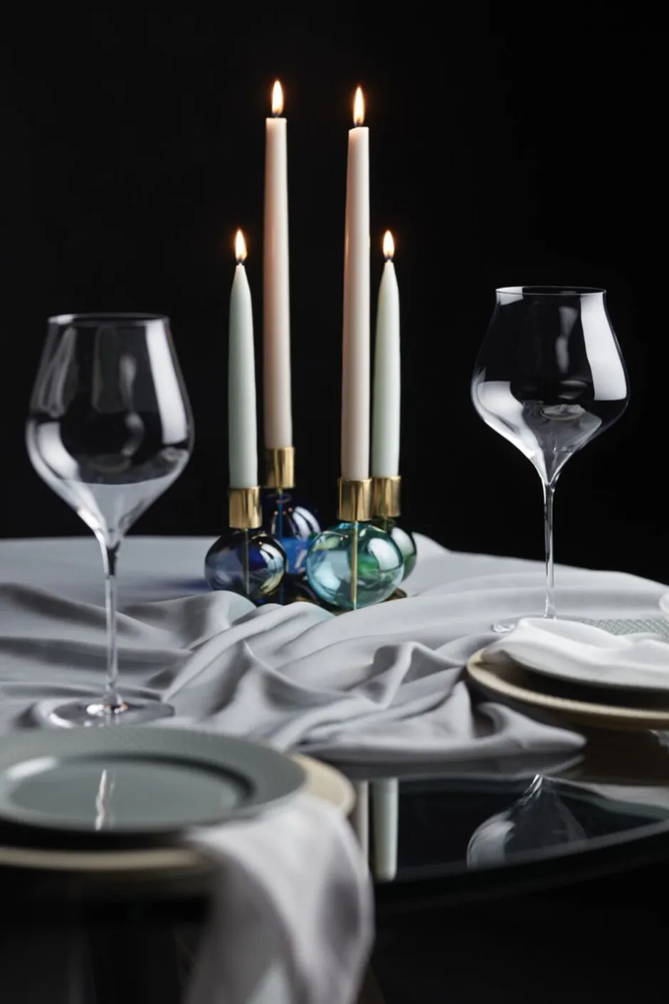 Glas<Holmegaard Notes Bourgogneglas 94 cl klar 2 stk.