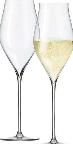 Glas<Holmegaard Notes Champagneglas 38 cl klar 2 stk.
