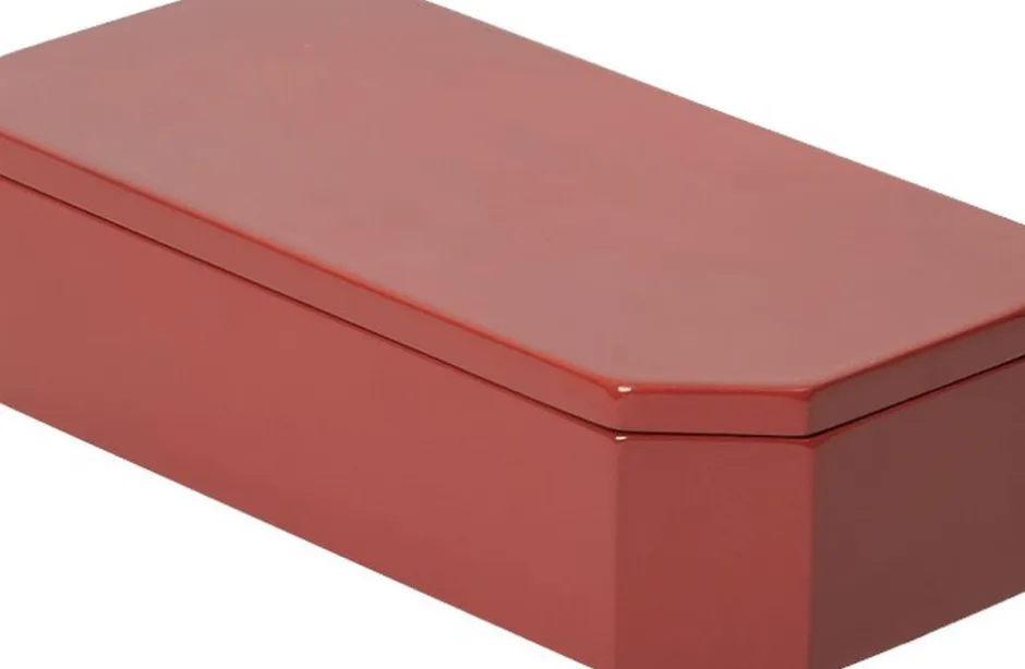 Kontorartikler|Opbevaring<Ferm Living Nova Storage Box - 20 x 10 - Picante Red