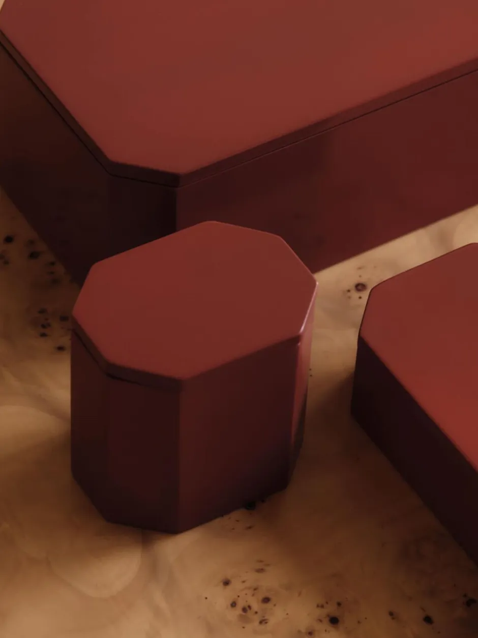 Kontorartikler|Opbevaring<Ferm Living Nova Storage Box - 20 x 10 - Picante Red