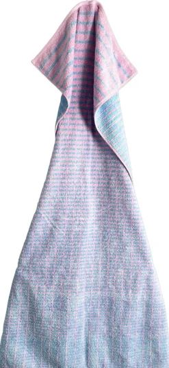 Håndklæder<Juna Nuance Håndklæde 70x140 cm lys blå/rosa