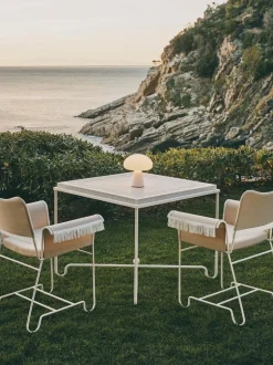 Trådløse Lamper<Gubi Obello Table Lamp Frosted Glass