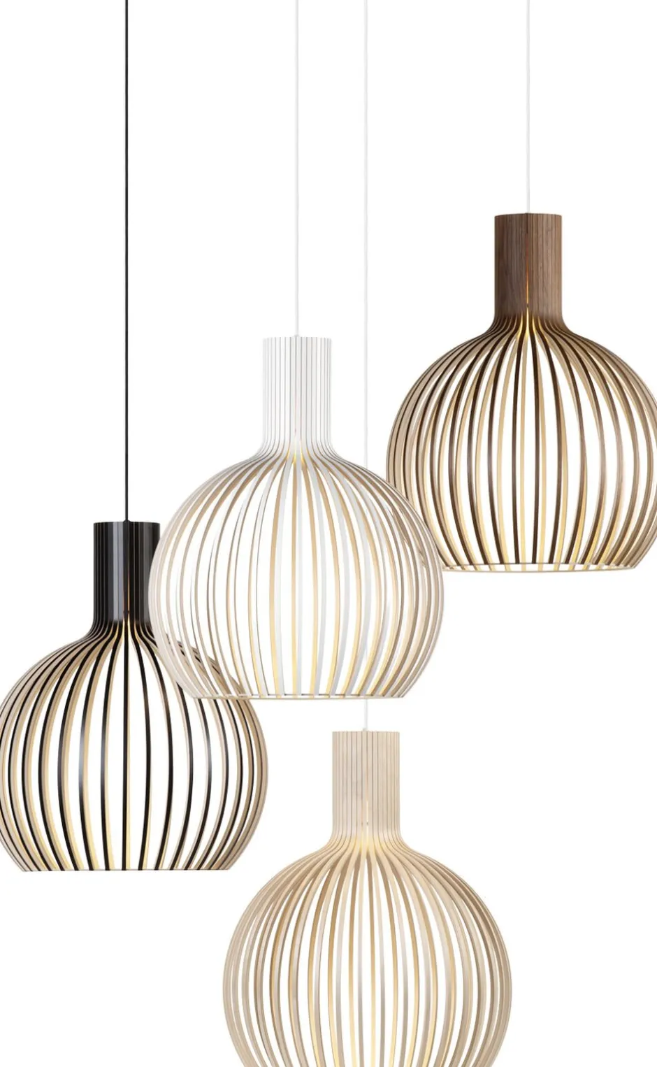 Pendler<Secto Octo 4241 Pendel Hvid