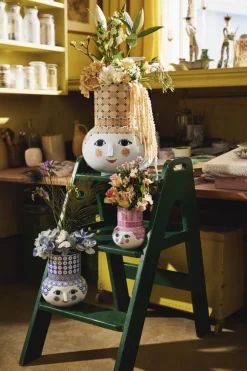 Vaser & Urtepotteskjulere<Bjørn Wiinblad Olga Vase H20 cm blå