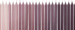 Lys & Lysestager<Ferm Living Ombre Candles - Set of 24 - Dark Grape