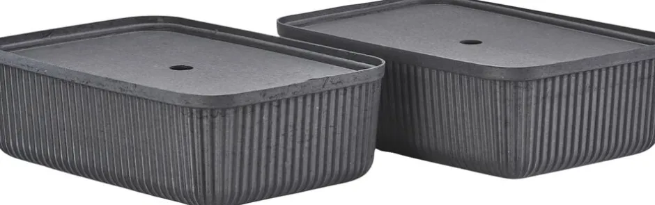 Kontorartikler<Zone Opbevaringsboks Pulp 48 x 32 cm 2 stk. Black