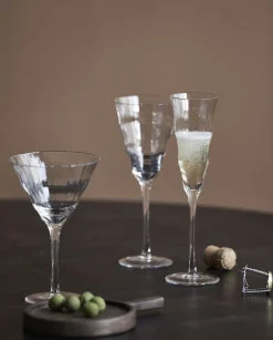 Glas<Nordal OPIA champagne glass, 200 ml, clear