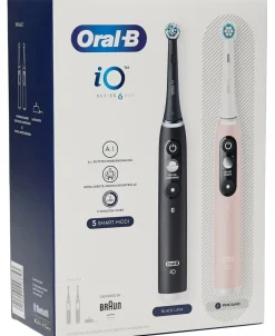 Elektronik<Braun Oral-B iO Series 6 Black Lava/Pink DUO