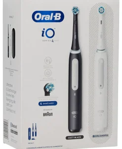 Elektronik<Braun Oral-B iO Series 4 Duo Matt Black/Quite White