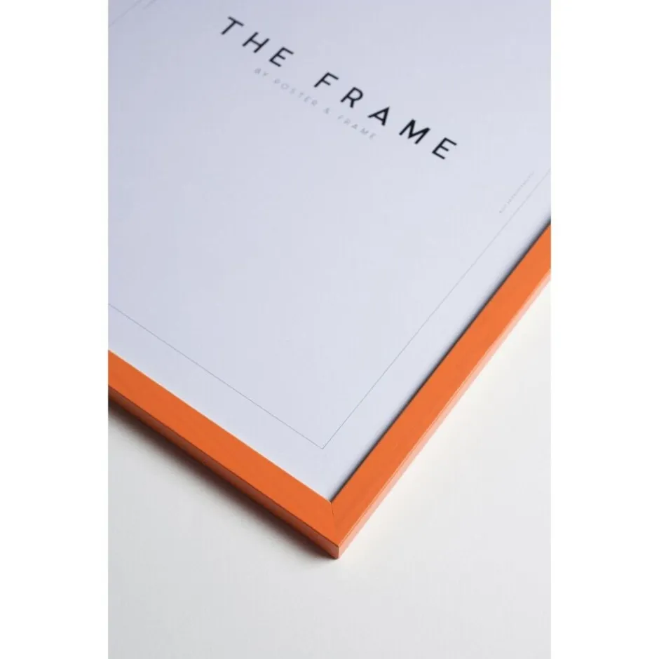 Plakater & Rammer<Poster & Frame Orange Wood Frame