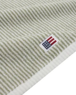 Håndklæder<Lexington Original Towel White/Vintage Green Striped Vintage green/white