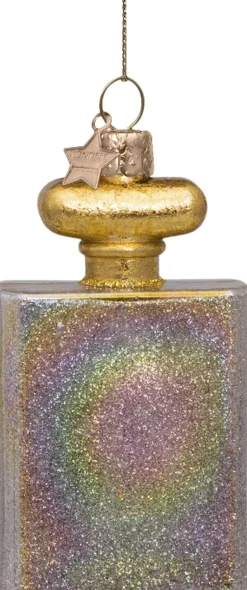 Juletræspynt<Vondels Ornament glas parfume transparent