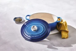 Gryder & Pander<Le Creuset Oval Gryde 31 Azure SIGNA