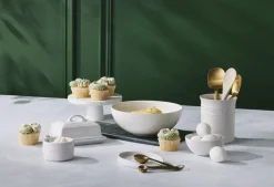 Køkkenartikler<Le Creuset Oval grydeskeholder 15cm White