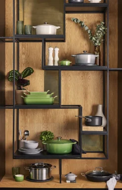 Gryder & Pander<Le Creuset Oval støbejernsgryde 6,3 L Bamboo Green