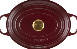 Gryder & Pander<Le Creuset Oval støbejernsgryde 6,3 L Garnet