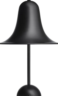 Trådløse Lamper<Verpan Pantop Ø23 Portable Table Lamp Matt black