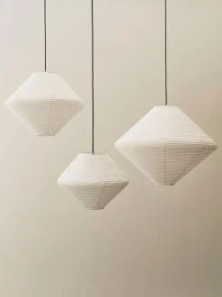 Lampeskærme<Hay Paper Shade-Diamond Ø80-Classic white