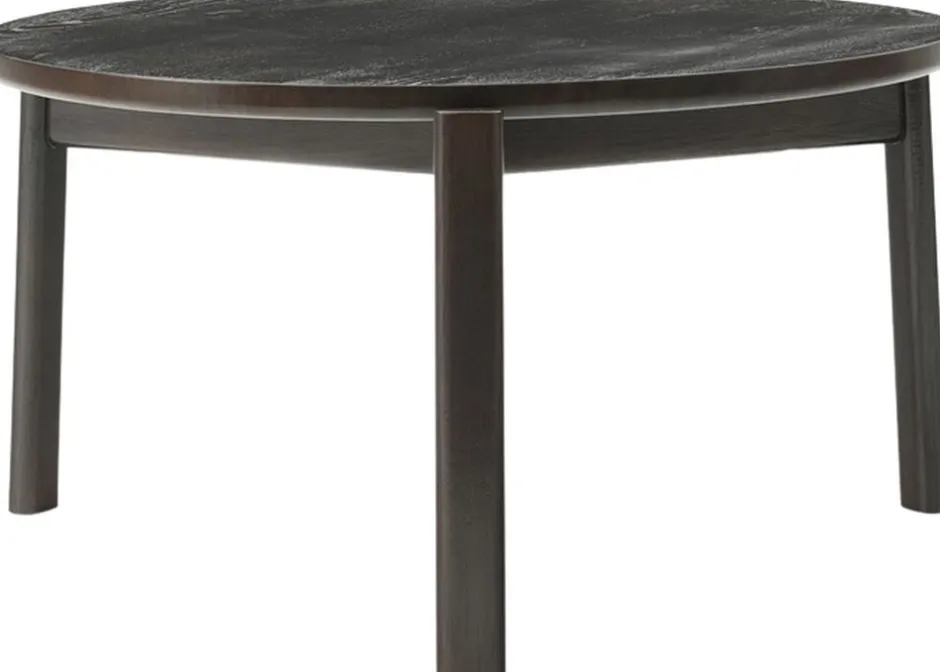 Møbler<Audo Copenhagen Passage Lounge Table, Ø70, Dark Lac