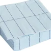 Tilbehør Til Bordet<Hay Pattern Napkins-Set of 20 Cocktail-Light blue and blue grid