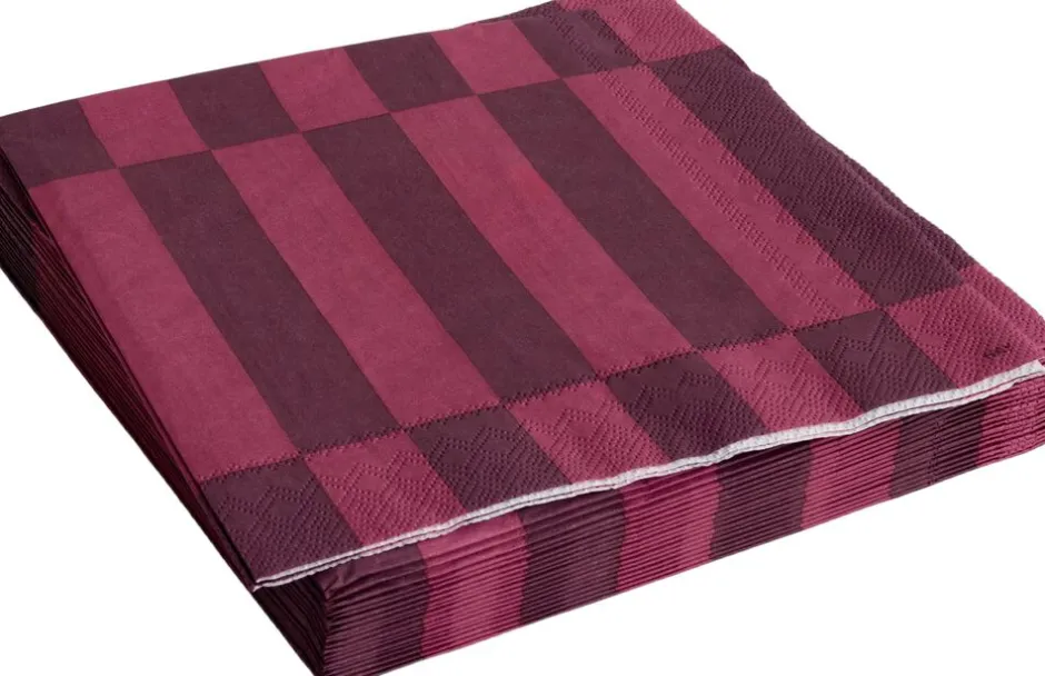 Tilbehør Til Bordet<Hay Pattern Napkins-Set of 20 Dinner-Bordeaux and wine