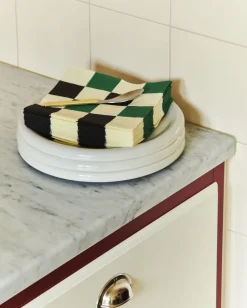 Tilbehør Til Bordet<Hay Pattern Napkins-Set of 20 Lunch-Off-white, green and black M check