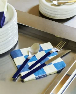 Tilbehør Til Bordet<Hay Pattern Napkins-Set of 20 Lunch-Off-white and blues M check