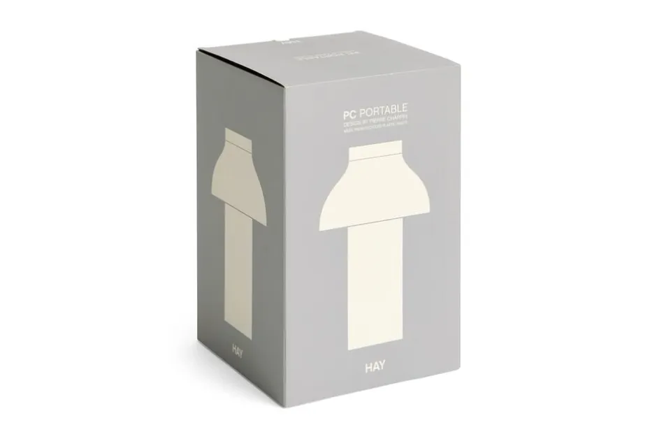 Trådløse Lamper<Hay PC Portable Lamp No 2-Cream white