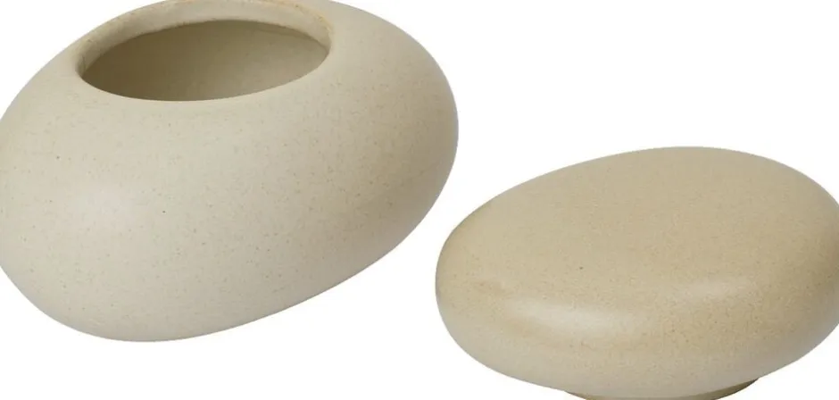 Opbevaring<Ferm Living Pebble Box - Small - Sand/Cream