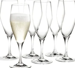 Glas<Holmegaard Perfection Champagneglas klar 23 cl 6 stk.