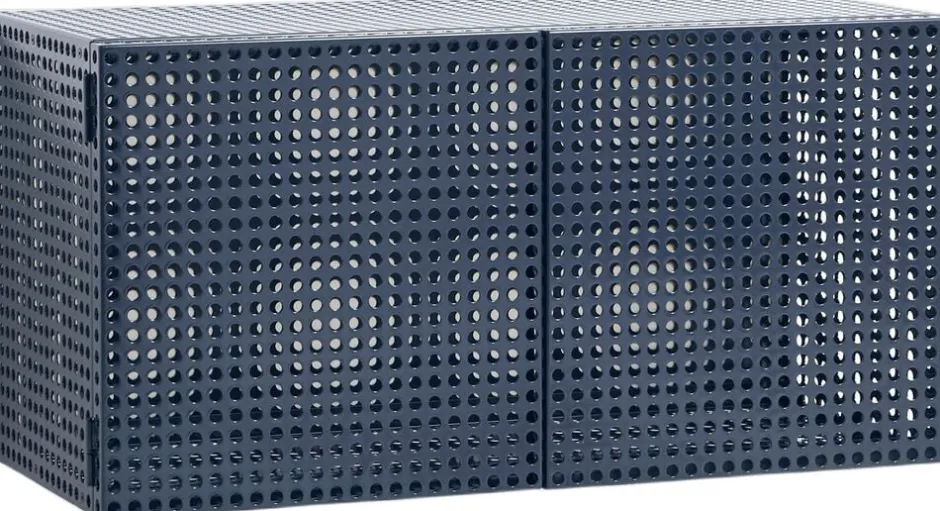 Møbler<Hay Perforated Cabinet Wall-Small-Steel
