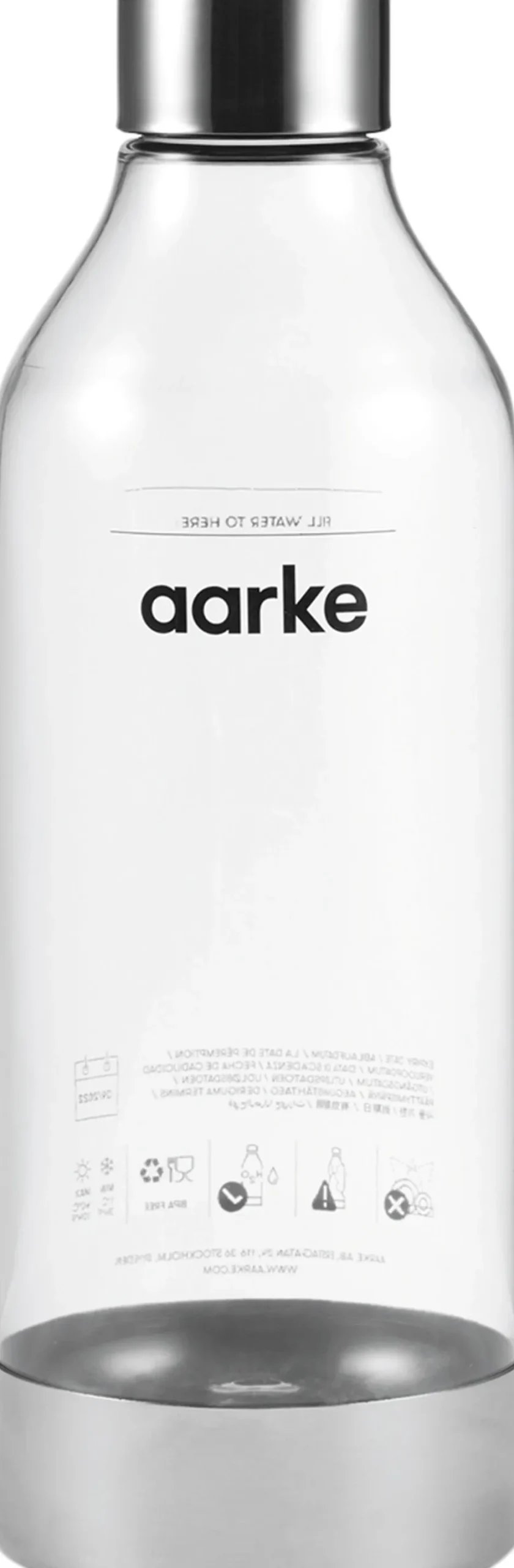Køkkenmaskiner<Aarke Kitchenware PET Polished Steel - Water Bottle