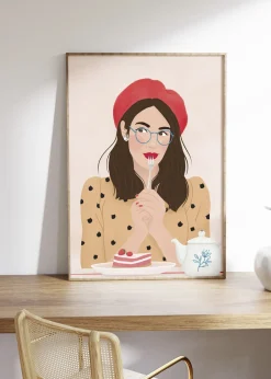 Plakater & Rammer<Poster & Frame Petra Holikova - French Cafe Flerfarvet