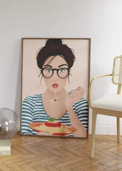 Plakater & Rammer<Poster & Frame Petra Holikova - Spaghetti Flerfarvet