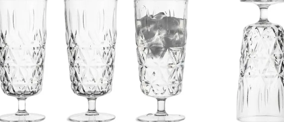 Glas<Sagaform Picnic Juni glass high, 4-pcs (6) Clear