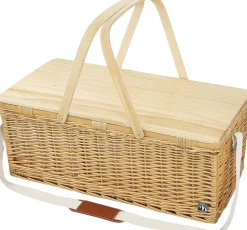 Opbevaring<CILIO Picnickurv PALERMO m/tilbehør 4 pers.
