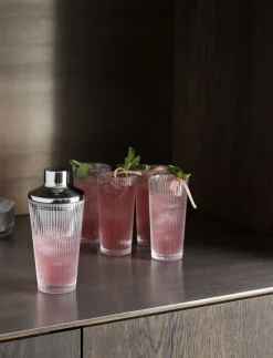Bar & Vin<Stelton Pilastro cocktail shaker clear
