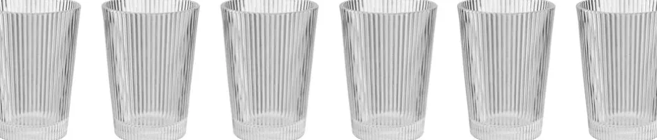 Glas<Stelton Pilastro drikkeglas 0,24 l, 6 Stk clear