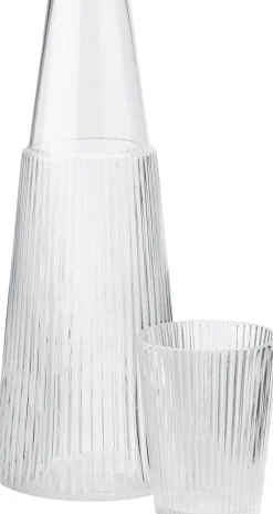 Glas|Karafler & Kander<Stelton Pilastro karaffel med glas 1 l, clear