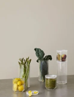 Opbevaring<Stelton Pilastro opbevaringskrukke 0.6 l. clear