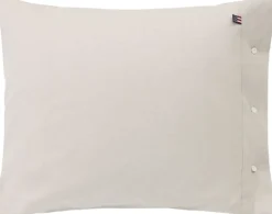 Sengetøj & Lagner<Lexington Pin Point Cotton Pillowcase Beige