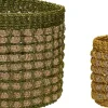 Opbevaring<Hübsch Pine Baskets Natural/Multicolour set of 2